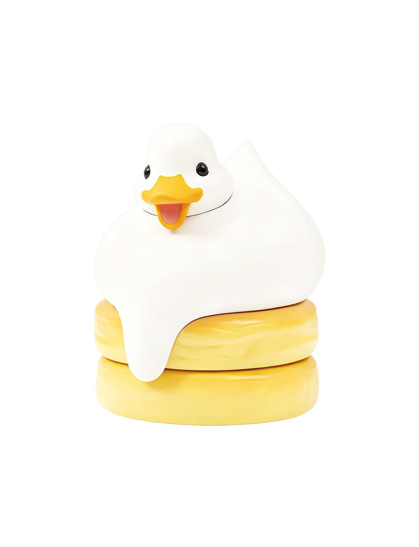 Cream Soda Duck Figurine – 2 inch Mini Collectible Dessert Animal, Cute Drink Decor for Desk, Shelf, Office, Kawaii Gift for Duck & Sweet Lovers