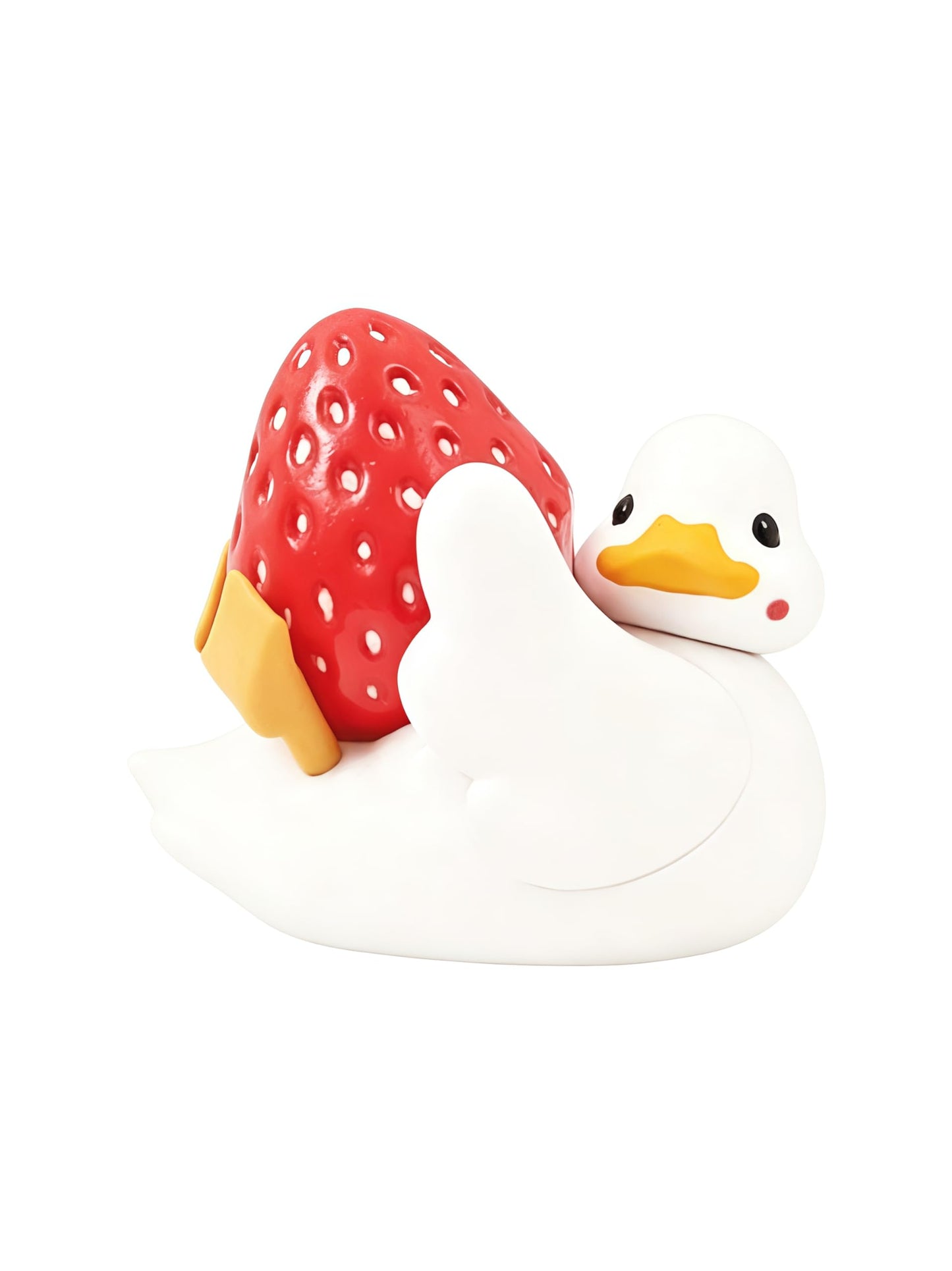 Cream Soda Duck Figurine – 2 inch Mini Collectible Dessert Animal, Cute Drink Decor for Desk, Shelf, Office, Kawaii Gift for Duck & Sweet Lovers